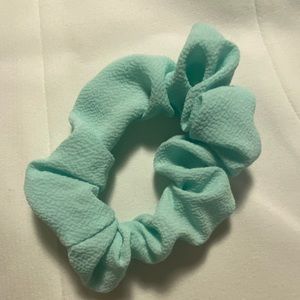 Ocean green scrunchie